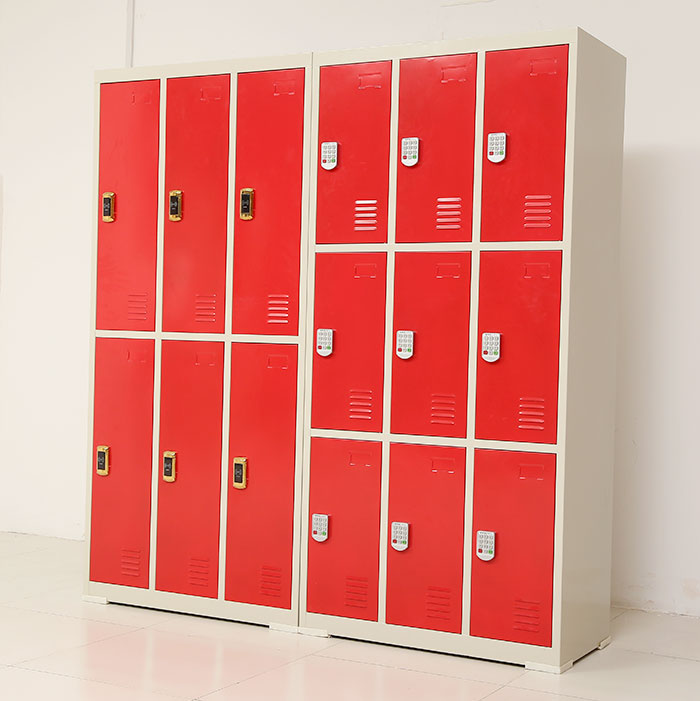 員工物品手機智能寄存柜-感應鎖開門更衣柜